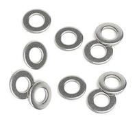 Merriway BH06902 Bulk Hardware Lot de 50 rondelles plates en acier inoxydable 316 A4 Qualité marine Argenté