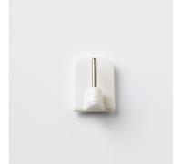 Merriway BH07025 Bulk Hardware Lot de 20 crochets auto-adhésifs pour tringles à rideaux Blanc