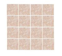 Merriway BH07081 Bulk Hardware Lot de 16 patins de meubles en feutre auto-adhésifs Beige 70 x 70 mm