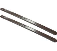 Merriway® BH07115 Lot de 10 glissières de tiroir en plastique marron 310 mm x 16 mm x 6 mm