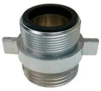 Merriway BH07182 Raccord de robinet à visser 24 mm Chromé Argenté