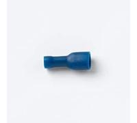 Merriway BH07511 Cosses à sertir pour fils électriques 15 A 6,3 mm femelles entièrement isolées Bleu