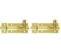 Merriway Bulk Hardware BH01399 Verrou de porte Laiton, 50 mm (Lot de 2)