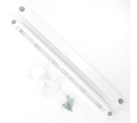 Merriway Bulk Hardware BH05603 Aération pour fenêtre et porte Entièrement réglable 400 mm - Blanc