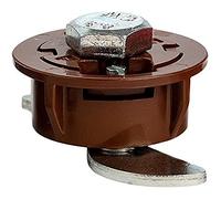 Merriway Grip It BH04710 Lot de 2 fixations pour plaque de plâtre avec boulons M6 x 30 mm Marron 20 x 15 mm