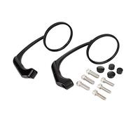 Merroir de la vue arrière universelle de la moto | Miroir en verre rond à vis 10 mm pour une protection et un style améliorés | Accessoire de moto/croiseur/scooter