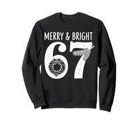 Merry and Bright 67, période des fêtes de Noël Sweatshirt