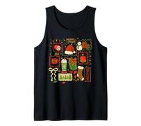 Merry and Bright Cute Christmas Day Art Débardeur