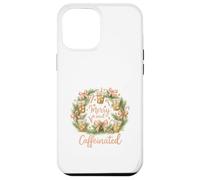 Merry and Caffeinated Christmas Iced Coffee Wreath Coque pour iPhone 12 Pro Max