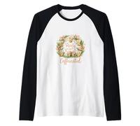 Merry and Caffeinated Christmas Iced Coffee Wreath Manche Raglan