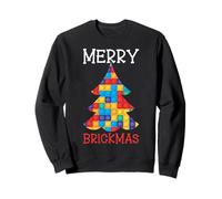 Merry Brickmas Brique de Construction Maître de Noël Sweatshirt