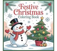 Merry & Bright: A Festive Christmas Coloring Book for All Ages: 155 Pages of Holiday Cheer! An 8.5x8.5" Coloring Journey with Santa, Reindeer, Snowmen, & More! The Perfect Stocking Stuffer Gift.