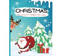 Merry & Bright Fun! Kids’ Christmas Activity Book 8.5" x 11": 50 Pages of Holiday Mazes, Word Searches, I Spy, Puzzles & Coloring Fun for Boys and Girls Ages 5-9