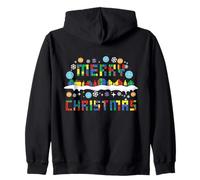 Merry Christmas Bloc de Construction de Briques Maître Builder Sweat à Capuche