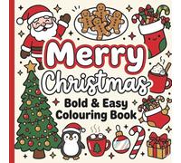 Merry Christmas: Bold & Easy Coloring Book