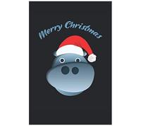 Merry Christmas: Cahier Ligné, Carnet De Notes, Agenda, Todo, Cahier D'exercices, Livre D'histoires (15. 24 X 22. 86 Cm ; Environ A5) Avec 120 Pages. Cadeau Pour Tous Les Amoureux Des Animaux, Les Fan