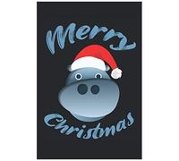 Merry Christmas: Cahier Ligné, Carnet De Notes, Agenda, Todo, Cahier D'exercices, Livre D'histoires (15. 24 X 22. 86 Cm ; Environ A5) Avec 120 Pages. Cadeau Pour Tous Les Amoureux Des Animaux, Les Fan