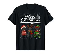 Merry Christmas Cane Corso Reindeer Elf Santa Dog Lover T-Shirt