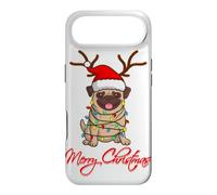 Merry Christmas Carlins Mops Cadeau de Noël drôle pour Chien Coque pour iPhone Air