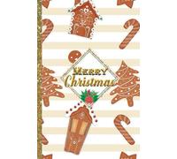 Merry christmas: carnet de dessin noel - format A5 - 100 pages blanches - couverture souple - pour dessiner, écrire ou faire des croquis