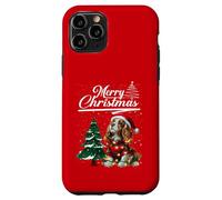 Merry Christmas Cavalier King Charles Spaniel Santa Hat Xmas Coque pour iPhone 11 Pro