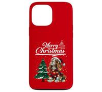 Merry Christmas Cavalier King Charles Spaniel Santa Hat Xmas Coque pour iPhone 13 Pro Max