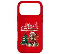 Merry Christmas Cavalier King Charles Spaniel Santa Hat Xmas Coque pour iPhone 17 Pro Max