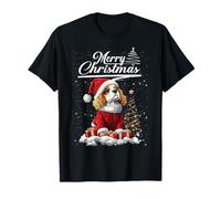 Merry Christmas Cavalier King Charles Spaniel Santa Xmas T-Shirt