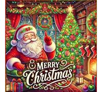 Merry Christmas Coloring Book: "A Festive Holiday Adventure with Beautiful Illustrations to Color and Celebrate the Season"
