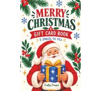 Merry Christmas Gift Card Book: 5 Spaces to Fill | 24 pages