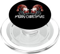 Merry Christmas Gnomes for Women Men Kids Wheelchair Santa PopSockets PopGrip pour MagSafe
