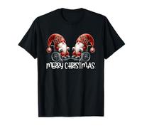 Merry Christmas Gnomes for Women Men Kids Wheelchair Santa T-Shirt