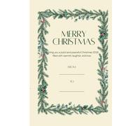 Merry Christmas Holiday Journal & Planner: Christmas Memory Book with Gratitude Pages & Tradition Keeper - Perfect Holiday Keepsake