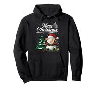 Merry Christmas Sheep Santa Hat Animal Cute Xmas Holiday Sweat à Capuche