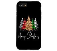 Merry Christmas Tree Christmas Buffalo Plaid Rouge Blanc Vert Coque pour iPhone SE (2020) / 7/8