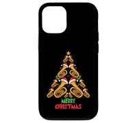Merry Christmas Tuba Tree Tuba Music Lover Xmas Holiday Coque pour iPhone 12/12 Pro