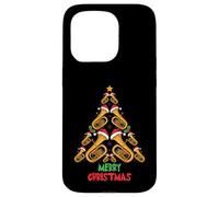 Merry Christmas Tuba Tree Tuba Music Lover Xmas Holiday Coque pour iPhone 15 Pro