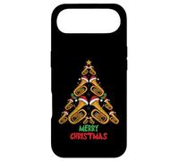 Merry Christmas Tuba Tree Tuba Music Lover Xmas Holiday Coque pour iPhone Air