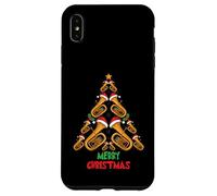 Merry Christmas Tuba Tree Tuba Music Lover Xmas Holiday Coque pour iPhone XS Max