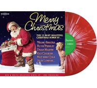 Various – Merry Christmas – Vinyle 12" coloré rouge et blanc