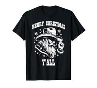 Merry Christmas Yall Santa Cowboy Xmas Country Homme, Femme, Enfant T-Shirt