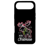 Merry Christmoose Christmas Moose Tree Lights Pajamas Coque pour iPhone Air
