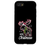 Merry Christmoose Christmas Moose Tree Lights Pajamas Coque pour iPhone SE (2020) / 7/8