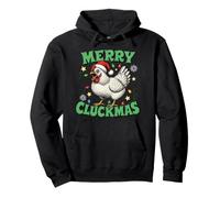 Merry Cluckmas Chicken Christmas Funny Sweat à Capuche