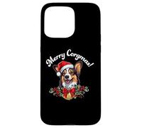 Merry Corgmas Christmas Xmas Black Tricolor Corgi Lover Coque pour iPhone 15 Pro Max