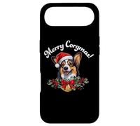 Merry Corgmas Christmas Xmas Black Tricolor Corgi Lover Coque pour iPhone Air
