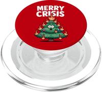 Merry Crisis Arbre de feu de Noël Amusant Anti Noël PopSockets PopGrip pour MagSafe