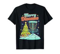 Merry Discsmas Funny Disc Golf Panier à Disque Volant T-Shirt