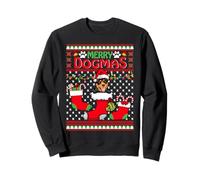 Merry Dogmas Australian Kelpie Dog Drôle Moche Noël Noël Sweatshirt