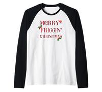 Merry Friggin Pyjama de Noël Motif écossais Manche Raglan